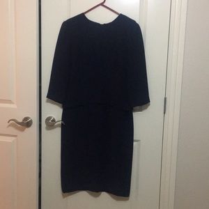 Navy dress. It’s a workplace must have!